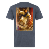 The Drive (Back Hit) - Premium  T-Shirt - heather navy