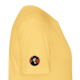 The Drive (Back Hit) - Premium  T-Shirt - pastel yellow