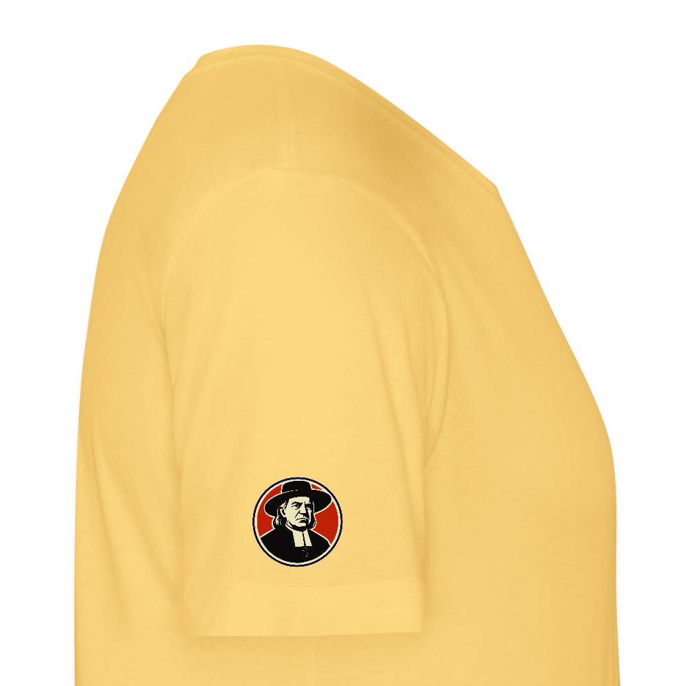 The Drive (Back Hit) - Premium  T-Shirt - pastel yellow