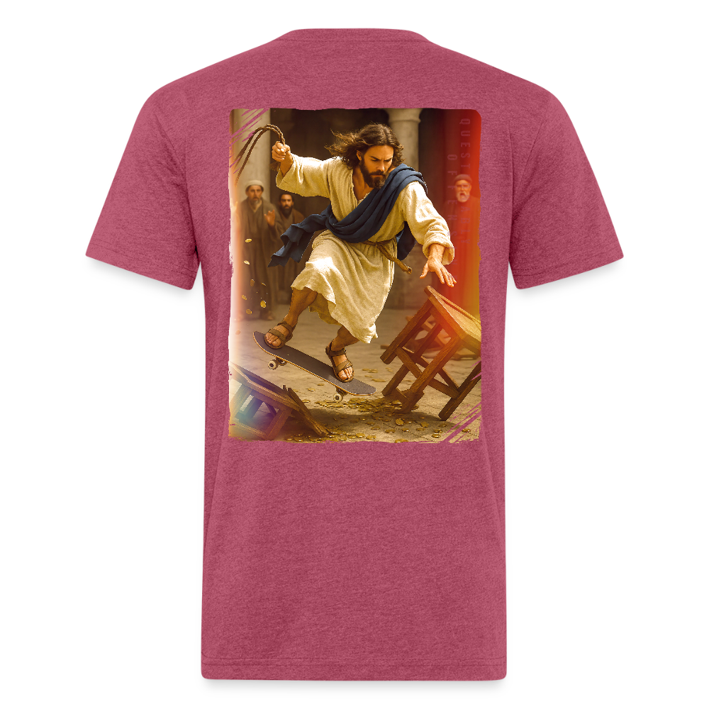 The Drive (Back Hit) - Premium  T-Shirt - heather burgundy