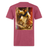 The Drive (Back Hit) - Premium  T-Shirt - heather burgundy