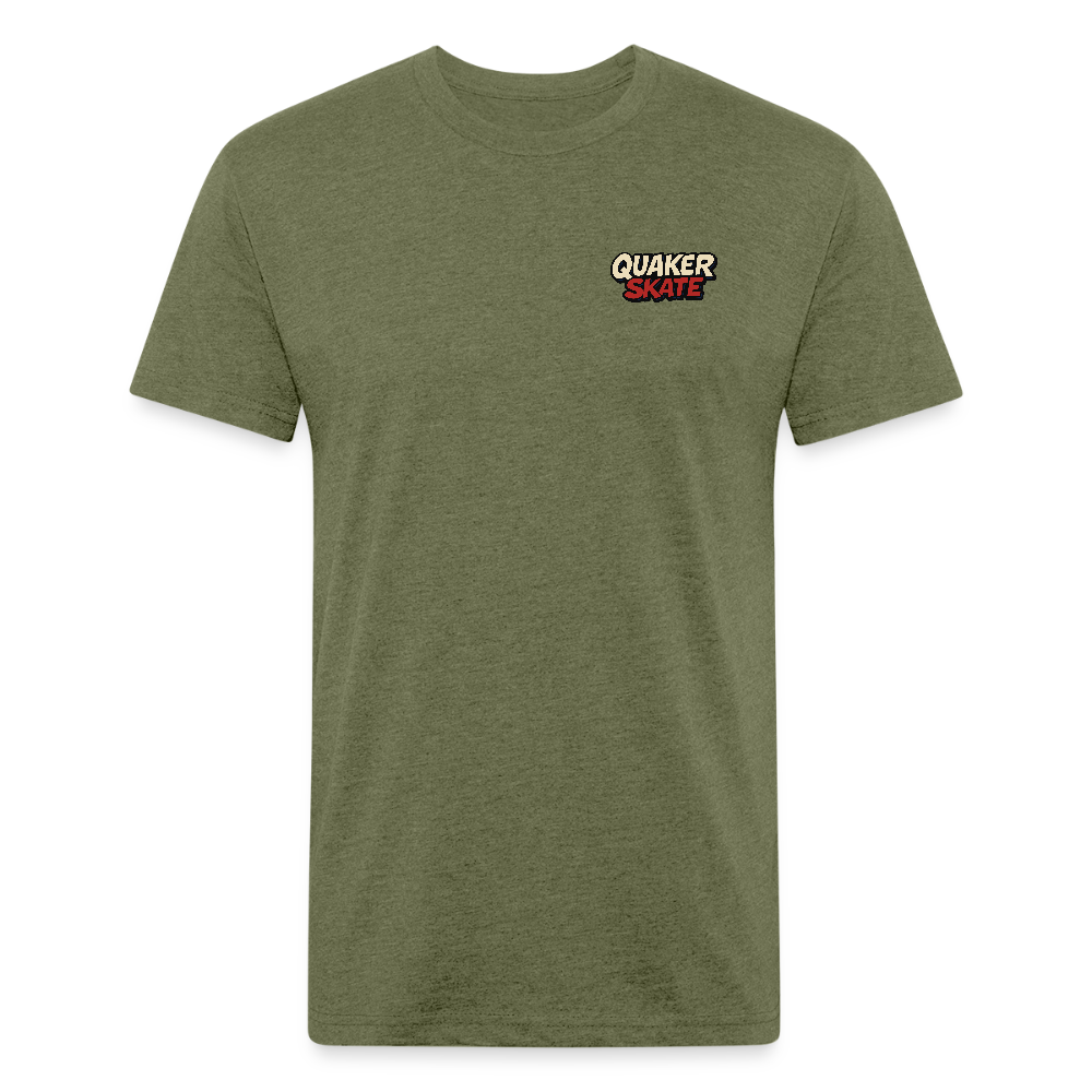 The Drive (Back Hit) - Premium  T-Shirt - heather military green