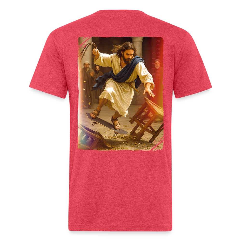 The Drive (Back Hit) - Premium  T-Shirt - heather red