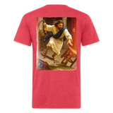 The Drive (Back Hit) - Premium  T-Shirt - heather red