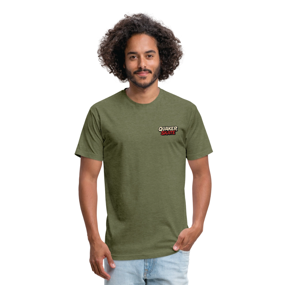 The Drive (Back Hit) - Premium  T-Shirt - heather military green