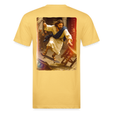 The Drive (Back Hit) - Premium  T-Shirt - pastel yellow