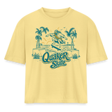 The Trestle | Cropped T-Shirt - washed yellow
