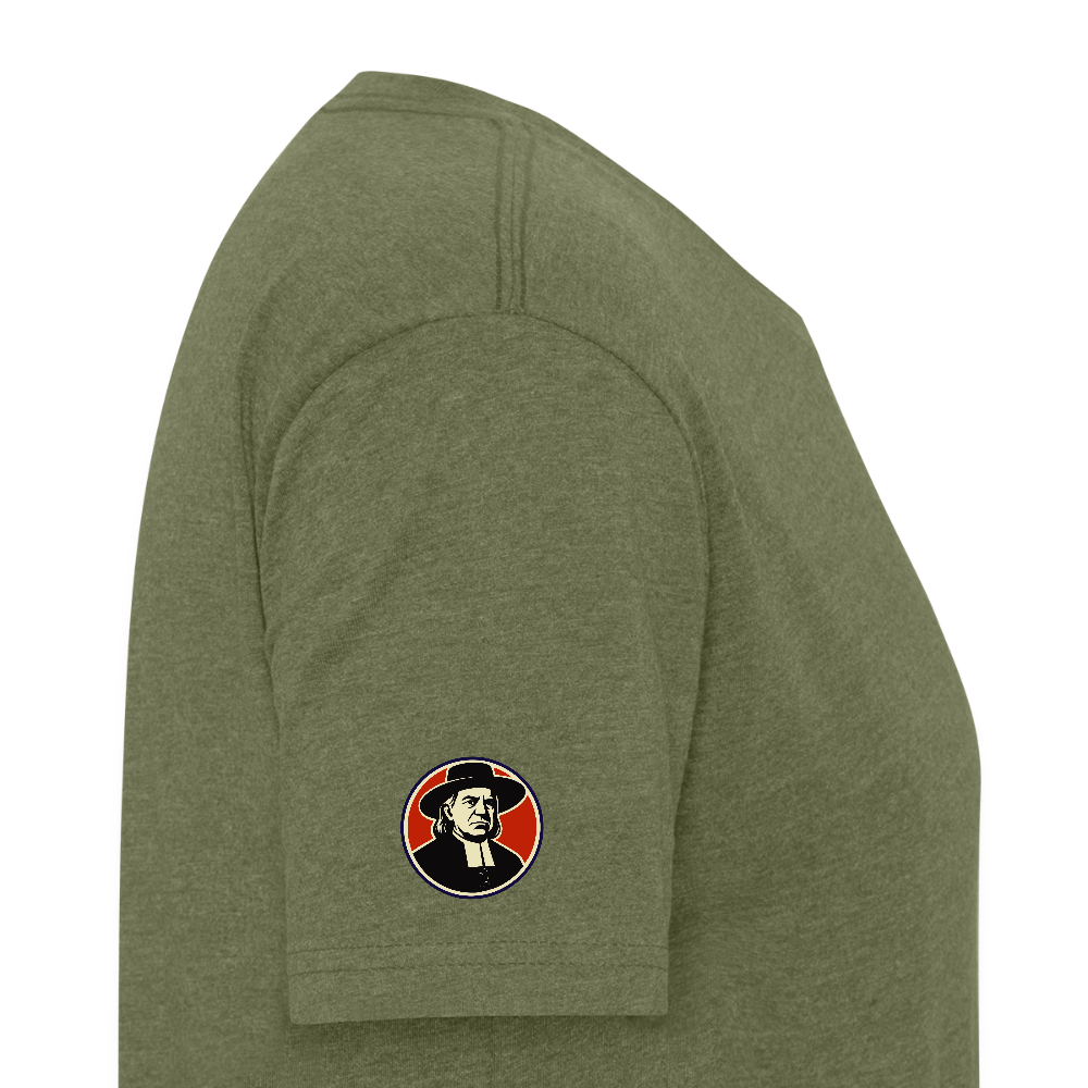 The Drive (Back Hit) - Premium  T-Shirt - heather military green