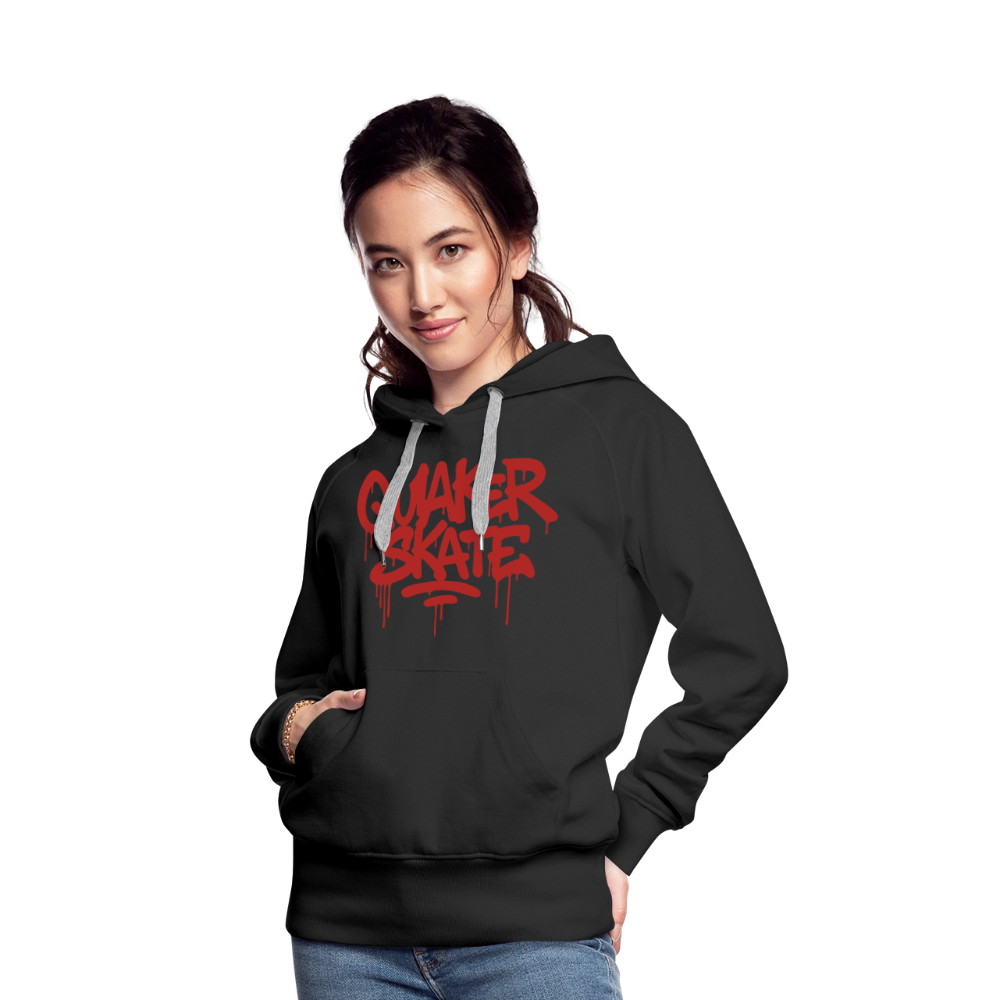 The Drip - Women’s Premium Pullover Hoodie with Red-Text - black