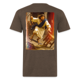 The Drive (Back Hit) - Premium  T-Shirt - heather espresso