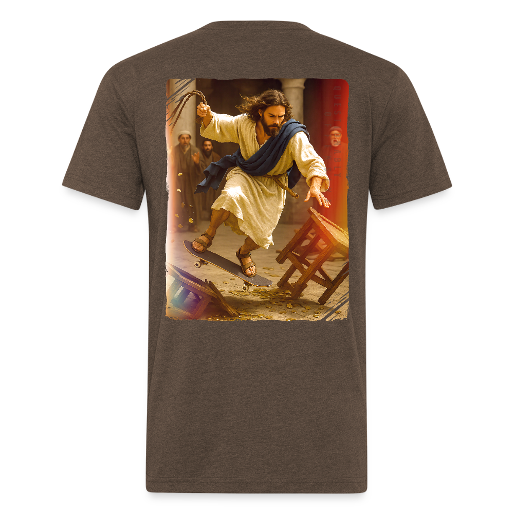 The Drive (Back Hit) - Premium  T-Shirt - heather espresso