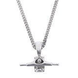 Skateboard Truck Pendant (Silver)
