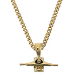 Skateboard Truck Pendant (Gold)