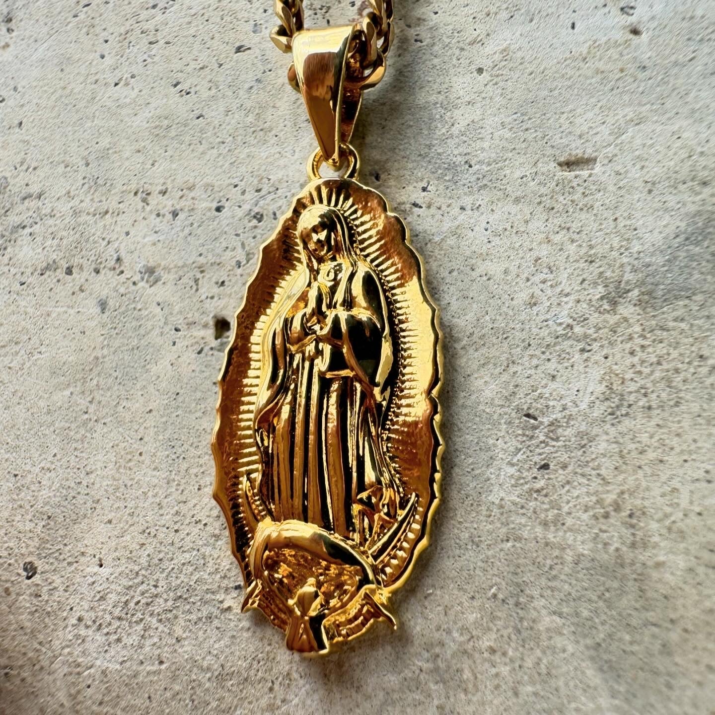 Lady Guadalupe Pendant (Gold)