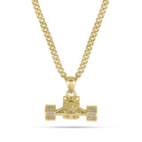 ICED OUT Truck Pendant (Gold)
