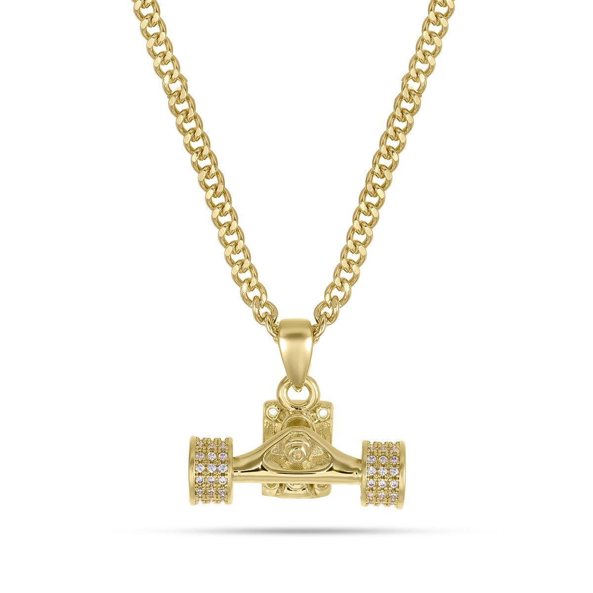 ICED OUT Truck Pendant (Gold)