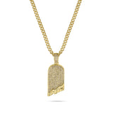 ICED OUT Broken Deck Pendant (Gold)