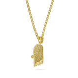 ICED OUT Broken Deck Pendant (Gold)