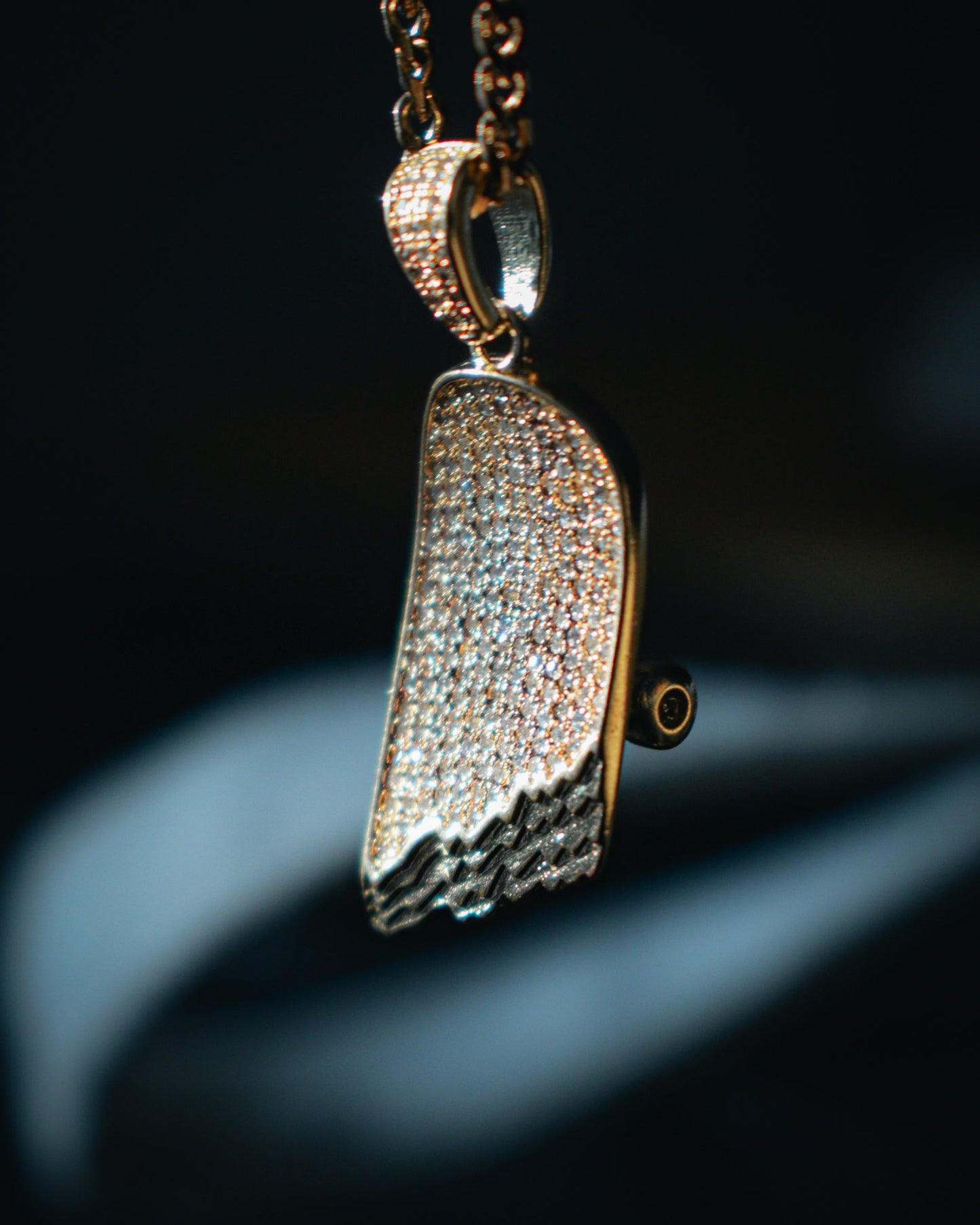 ICED OUT Broken Deck Pendant (Gold)