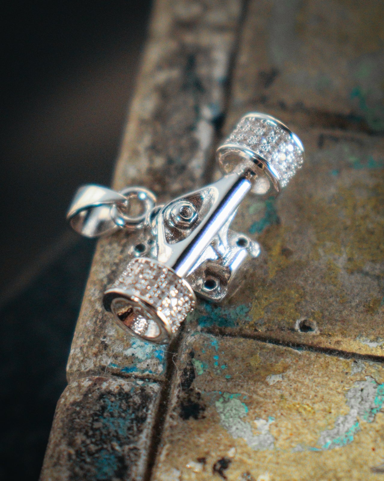 ICED OUT Truck Pendant (Silver)