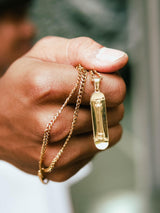 Skateboard Pendant (Gold)