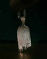 ICED OUT Broken Deck Pendant (Silver)