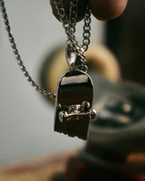 ICED OUT Broken Deck Pendant (Silver)
