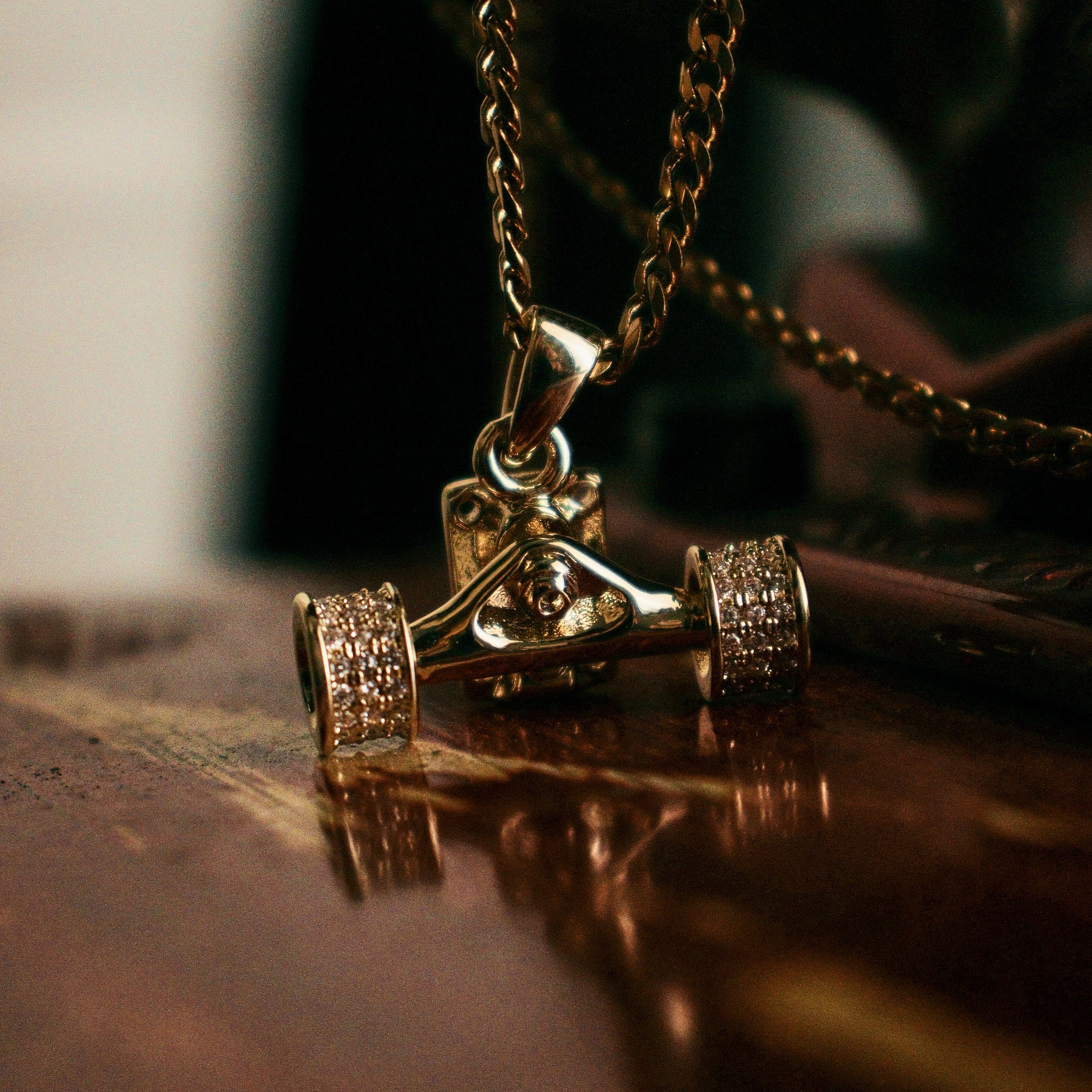 ICED OUT Truck Pendant (Gold)