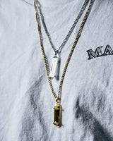 Skateboard Pendant (Gold)