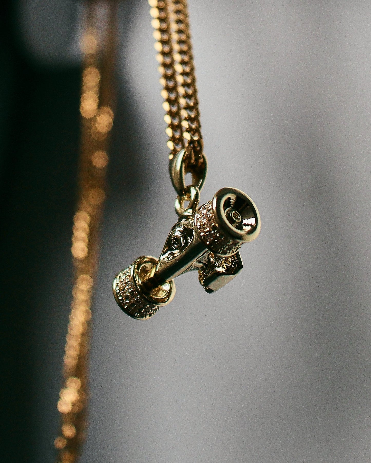 ICED OUT Truck Pendant (Gold)