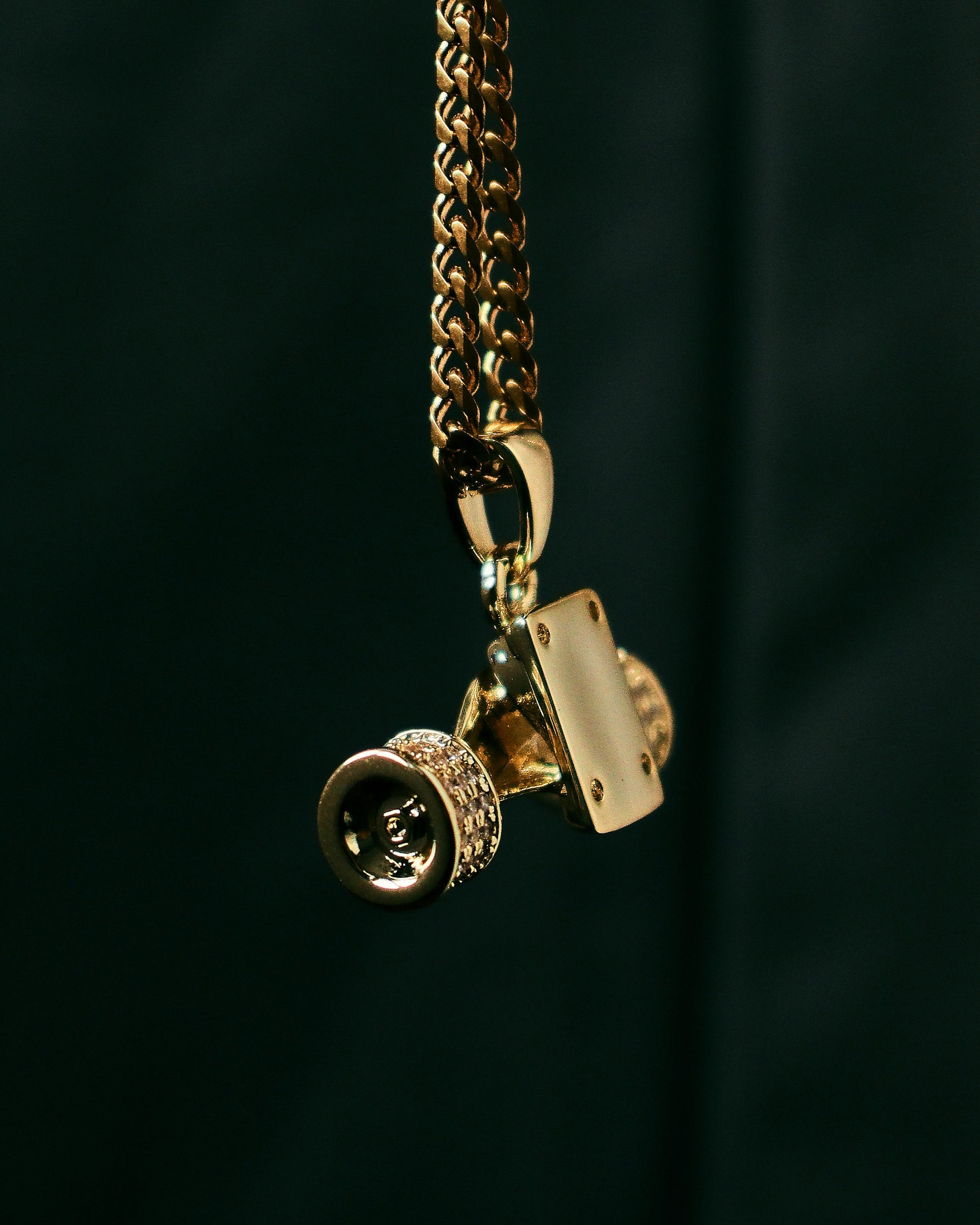 ICED OUT Truck Pendant (Gold)