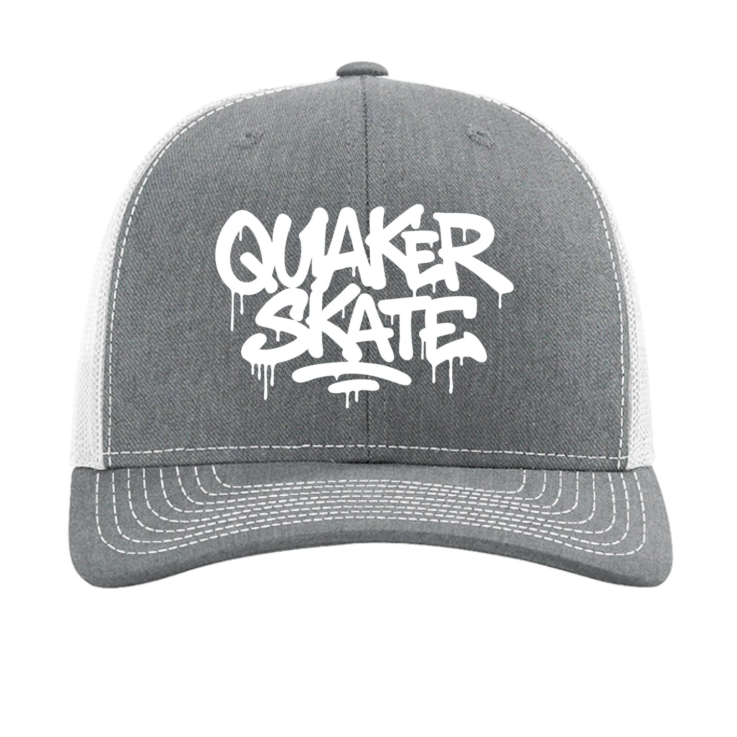 Heather Grey/ White - FRONT