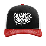 Black/ White/ Red - FRONT