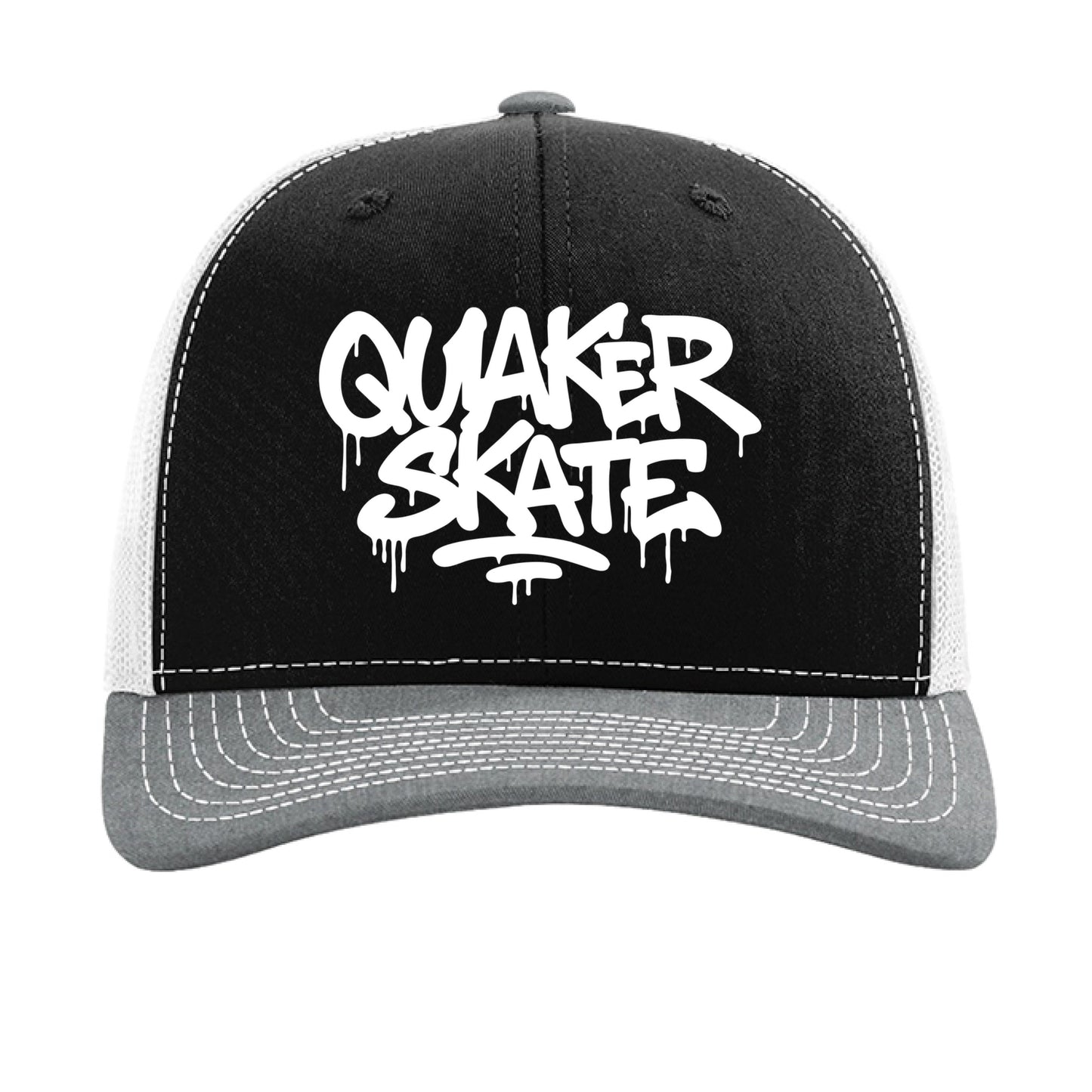 Black/ White/ Heather Grey - FRONT