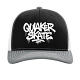 Black/ White/ Heather Grey - FRONT