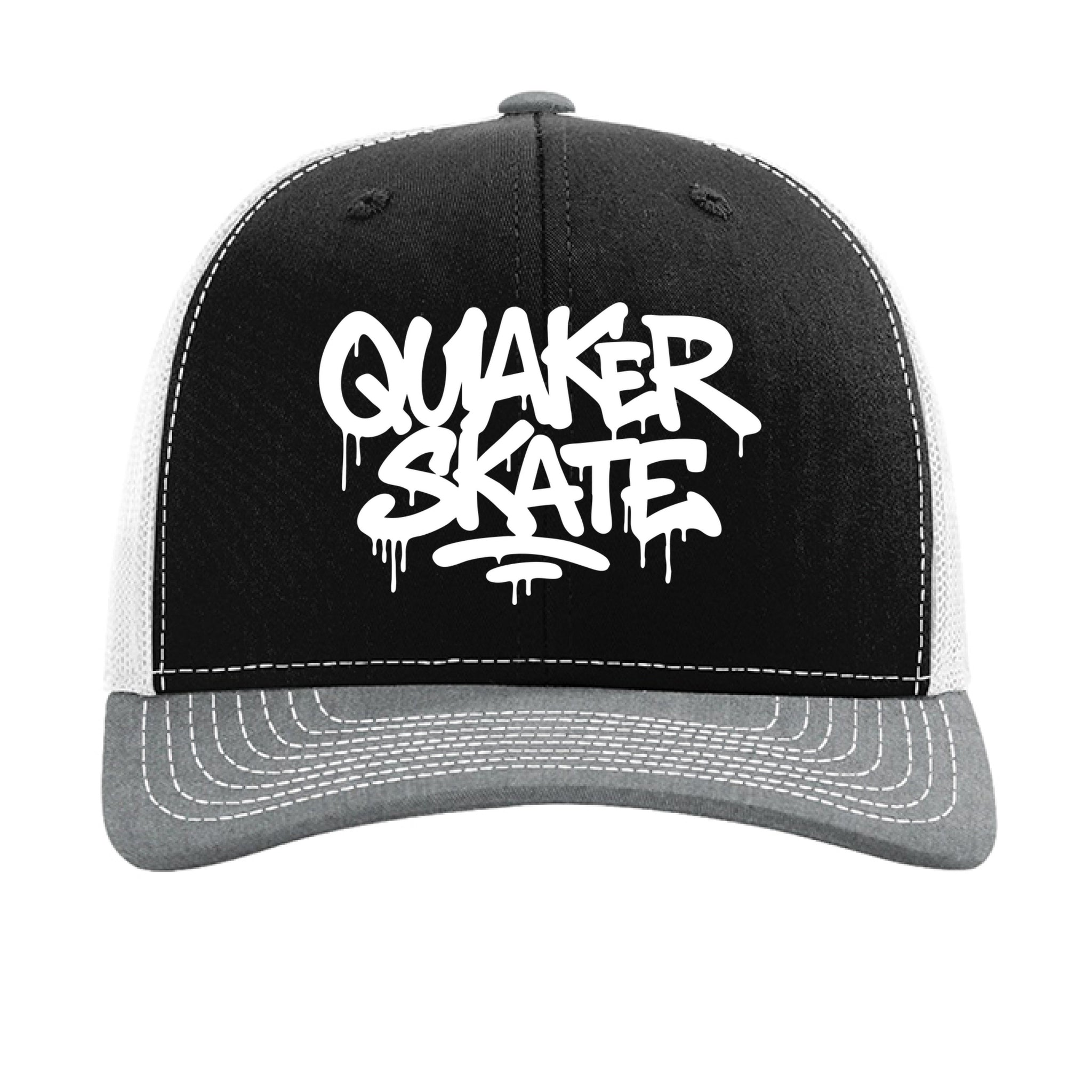 Black/ White/ Heather Grey - FRONT